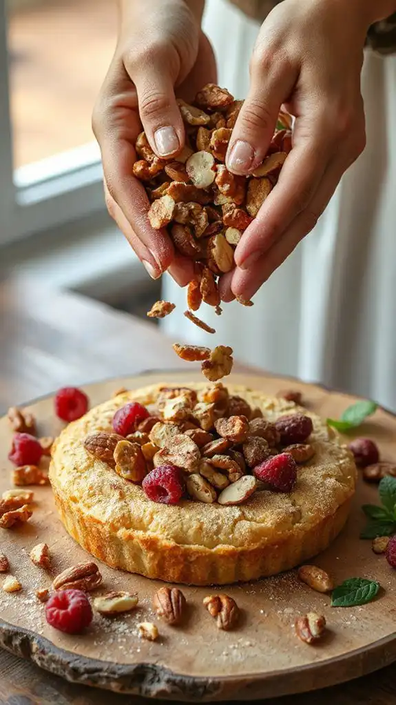 chopped nuts add crunch