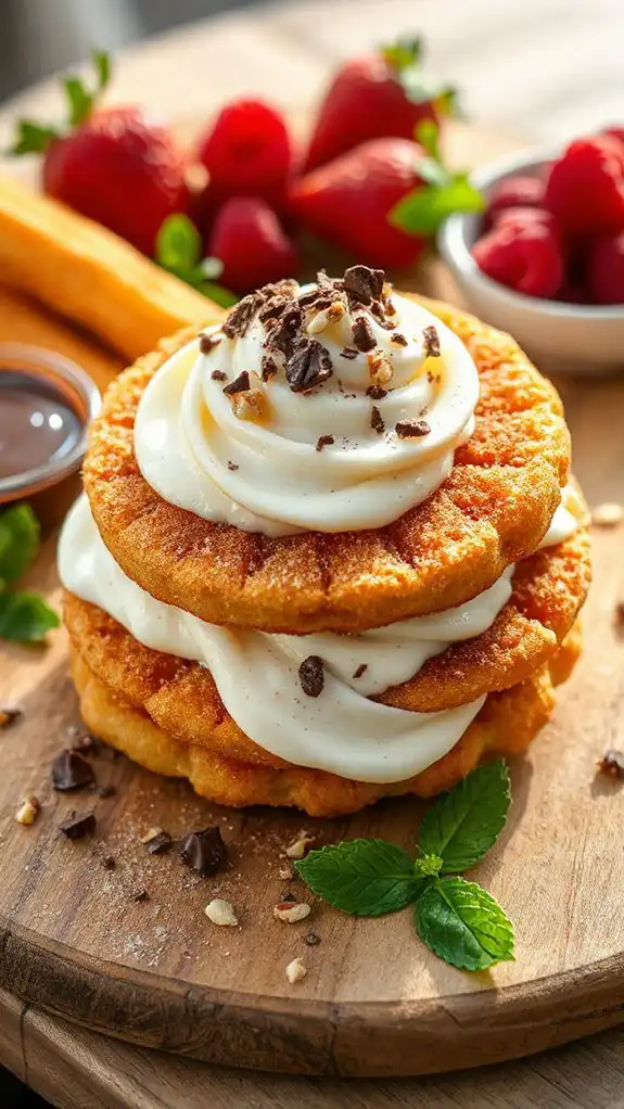 churro ice cream delight