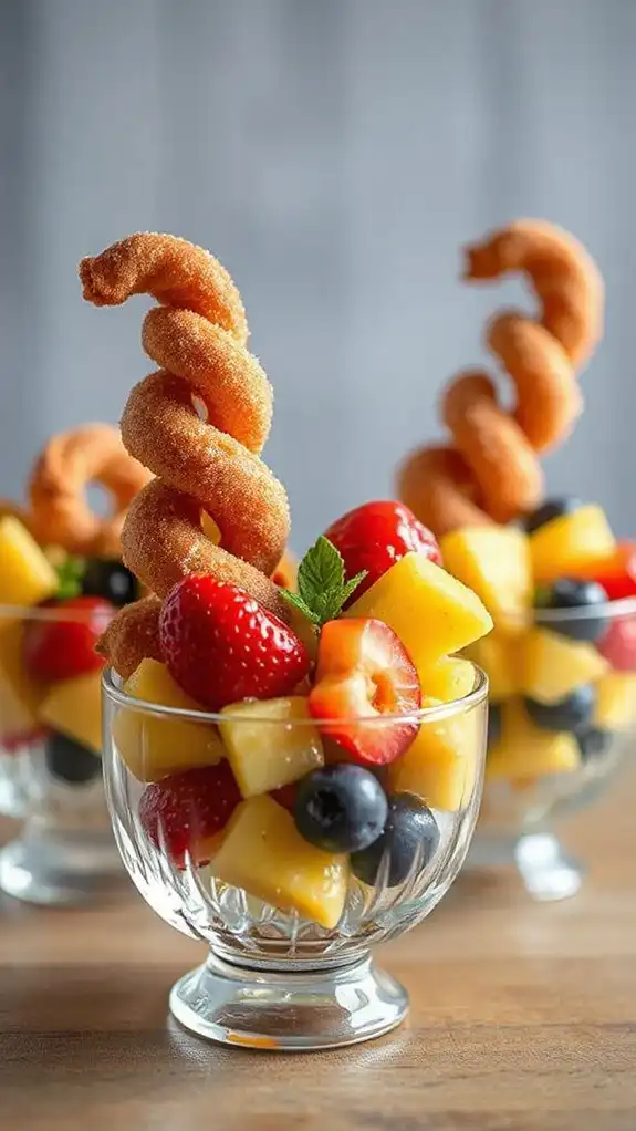 churros meet fresh fruit