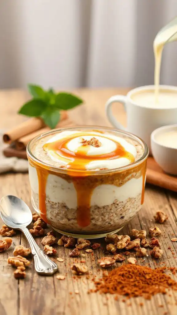 cinnamon roll breakfast oats