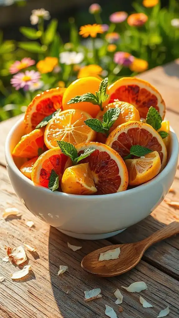 citrus caramel salad delight