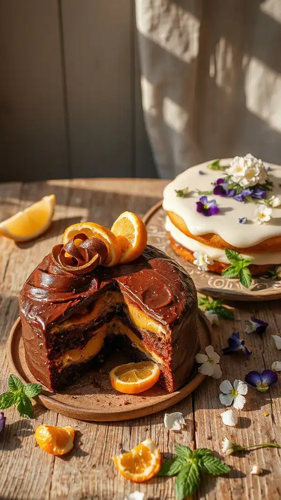 citrus elderflower chocolate delight