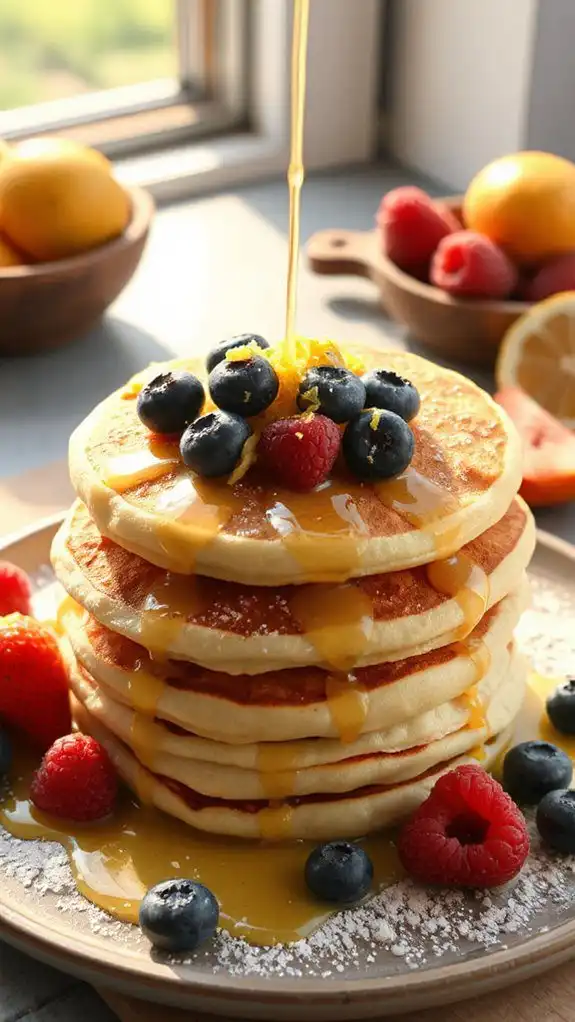 citrus flavored pancakes recipe