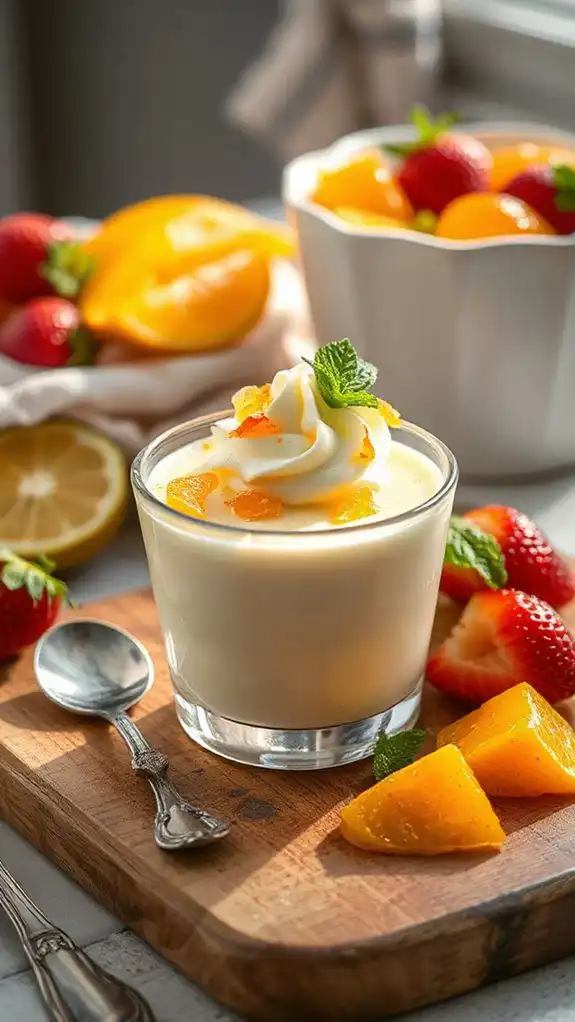 citrus infused creamy dessert delight
