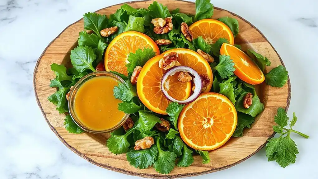 citrus infused watercress salad