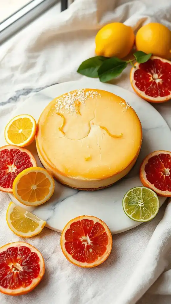 citrus variations enhance cheesecakes