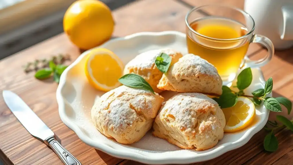 citrusy lemon basil summer desserts