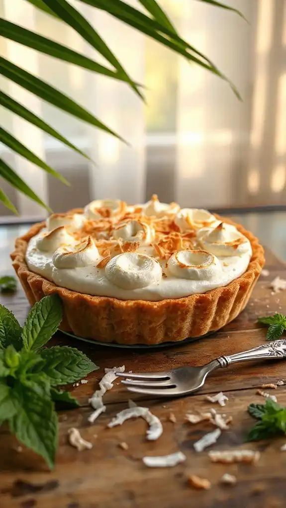 classic coconut cream dessert