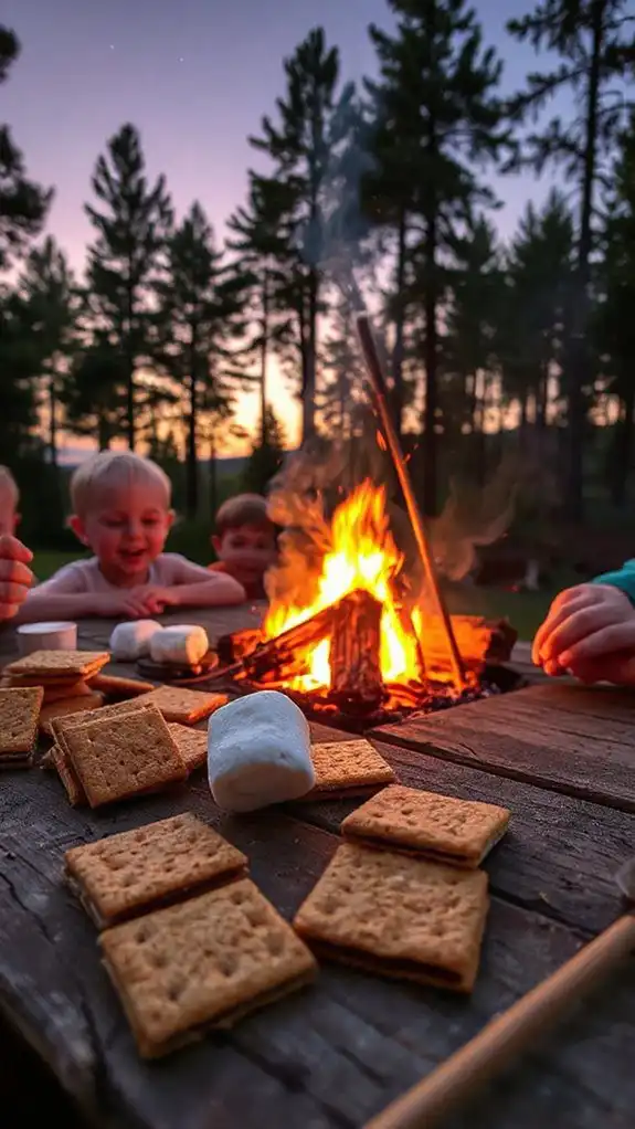 classic gooey campfire dessert classic gooey campfire dessert