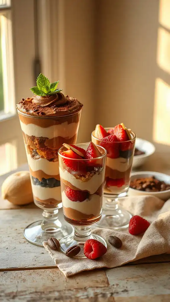 classic italian dessert parfaits