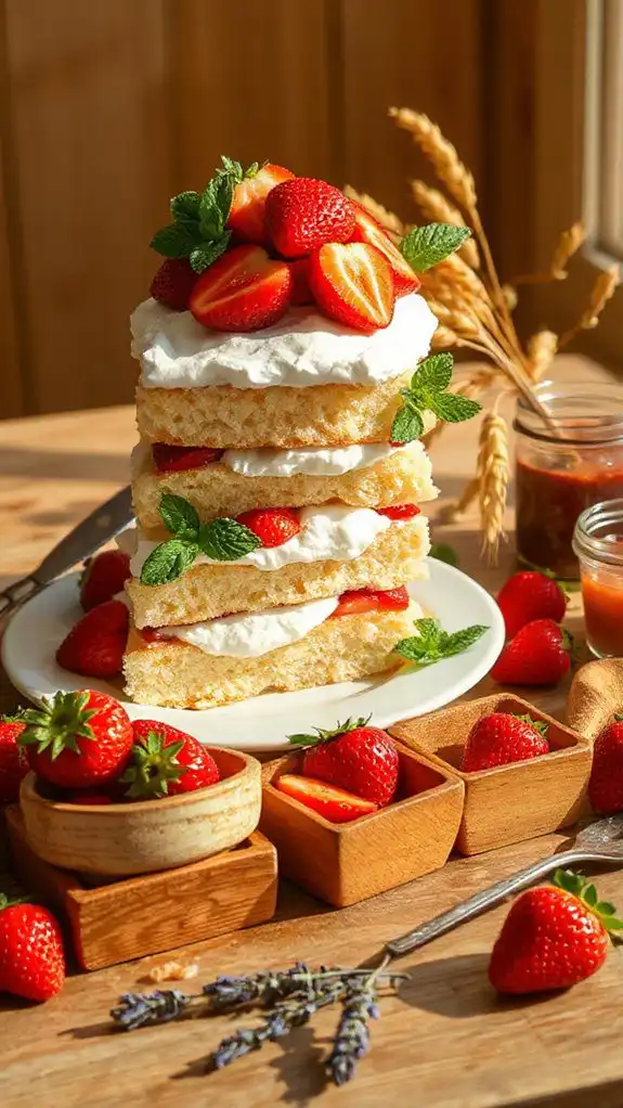 classic summer strawberry dessert