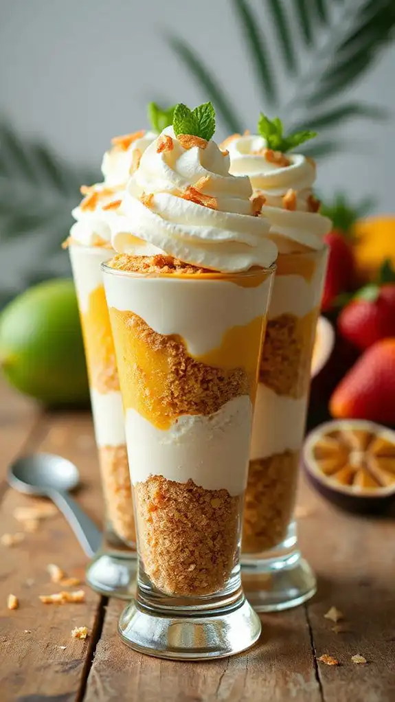 coconut cream pie parfaits