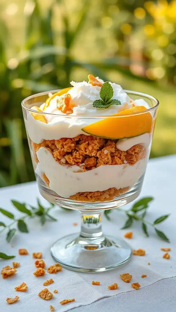 coconut cream polvoron trifle