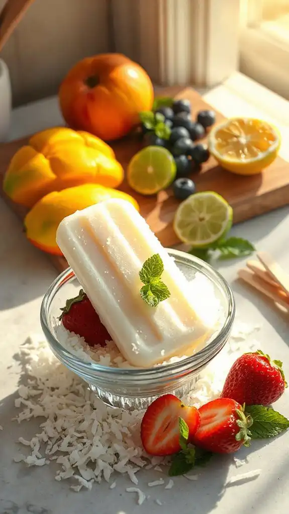coconut cream popsicles recipe
