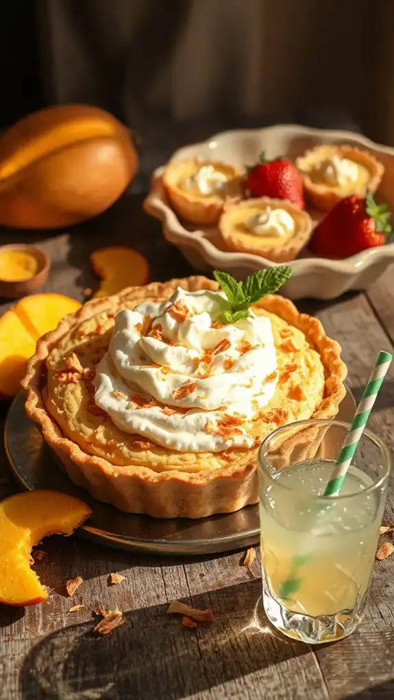 coconut custard pie delight