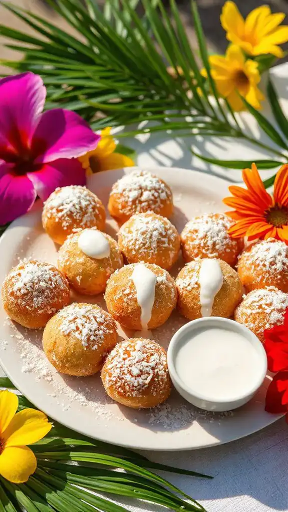 coconut flavored italian doughnuts coconut flavored italian doughnuts