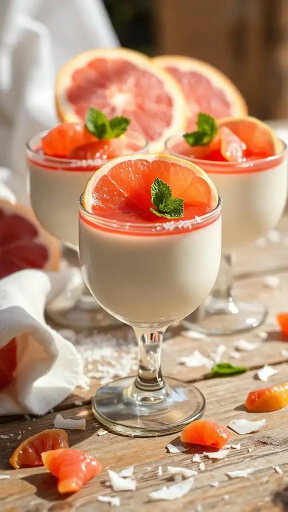 coconut grapefruit dessert delight coconut grapefruit dessert delight