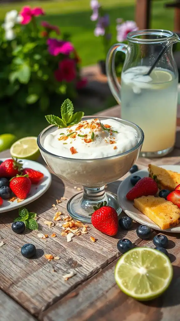 coconut lime rice pudding