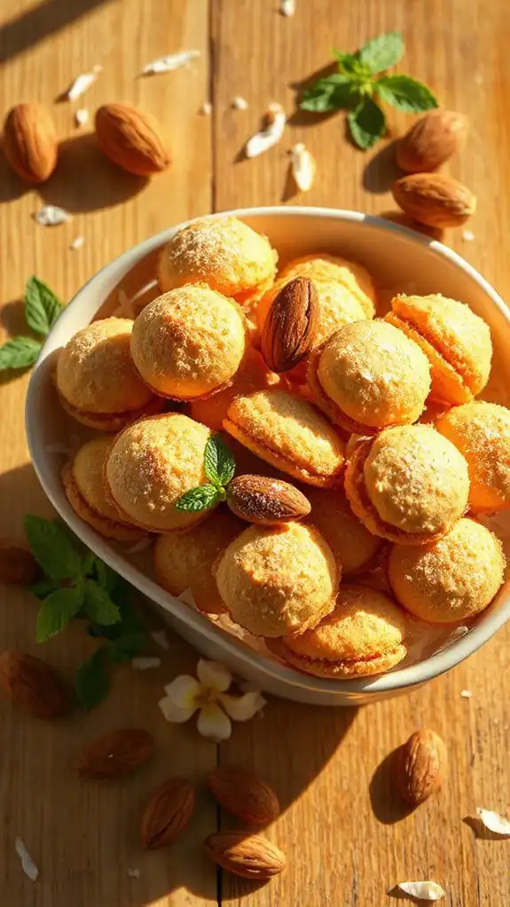 coconut marzipan macaroons recipe