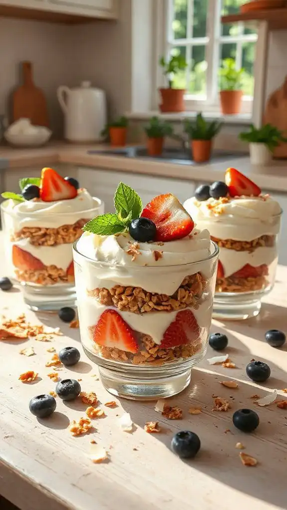 coconut mousse dessert cups