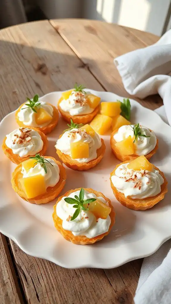 coconut pineapple tartlet delight coconut pineapple tartlet delight