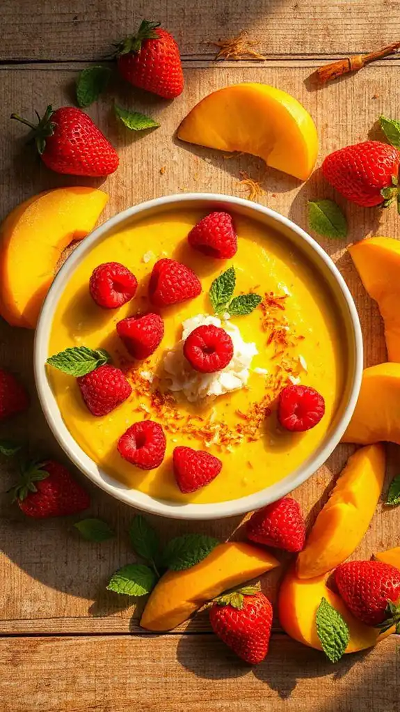 coconut turmeric rice pudding