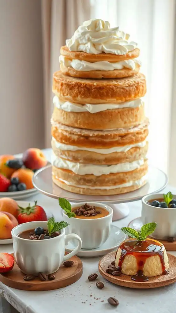coffee flavored tres leches dessert