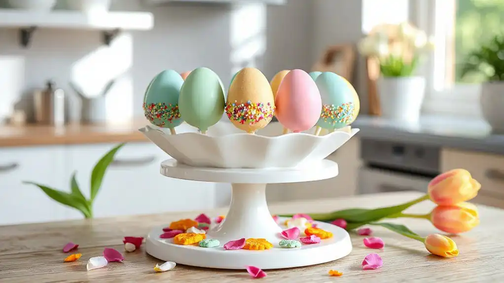 colorful easter egg pops