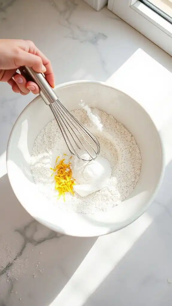 combine dry ingredients optimally