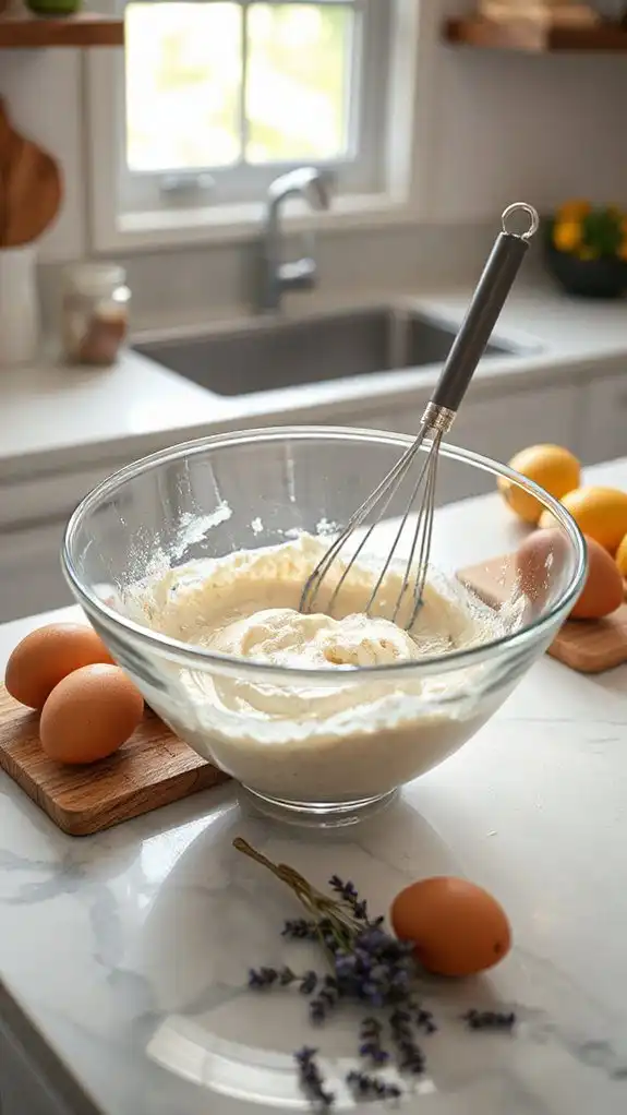combine eggs thoroughly combine eggs thoroughly