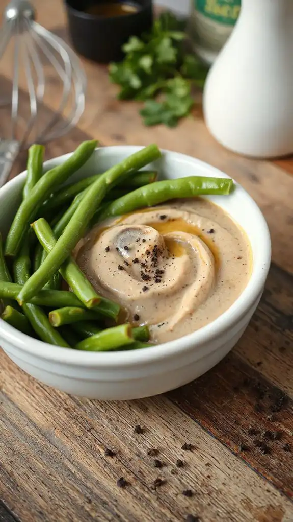 combine green beans soup