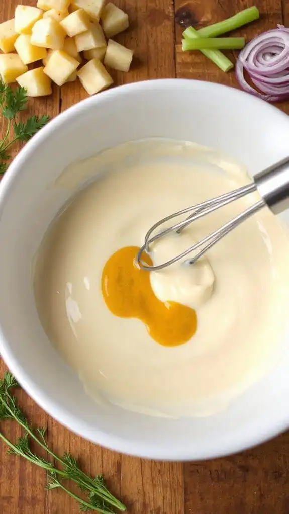 combine mayo and mustard combine mayo and mustard