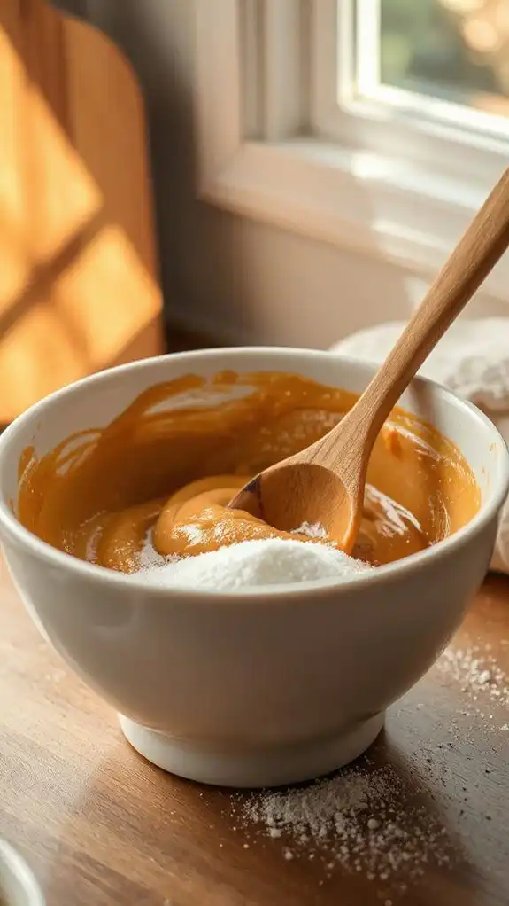 combine peanut butter sugar combine peanut butter sugar