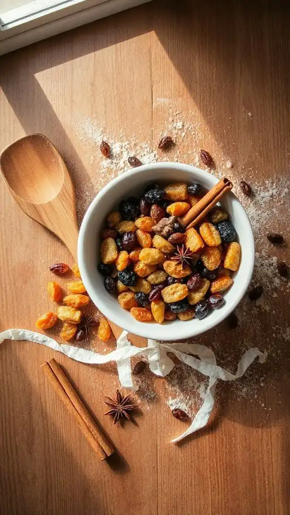 combine spices with fruit