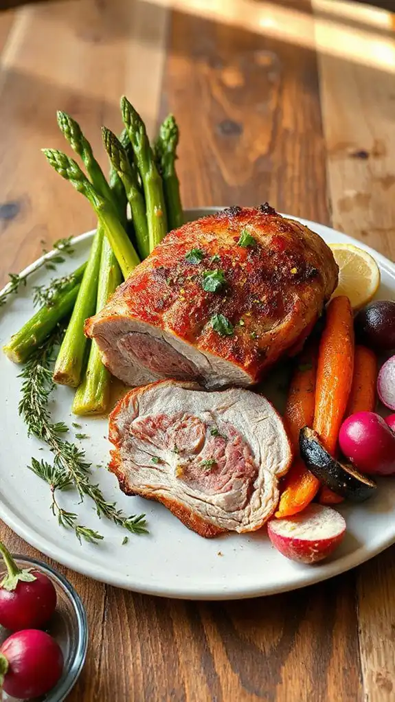 combine with fresh vegetables