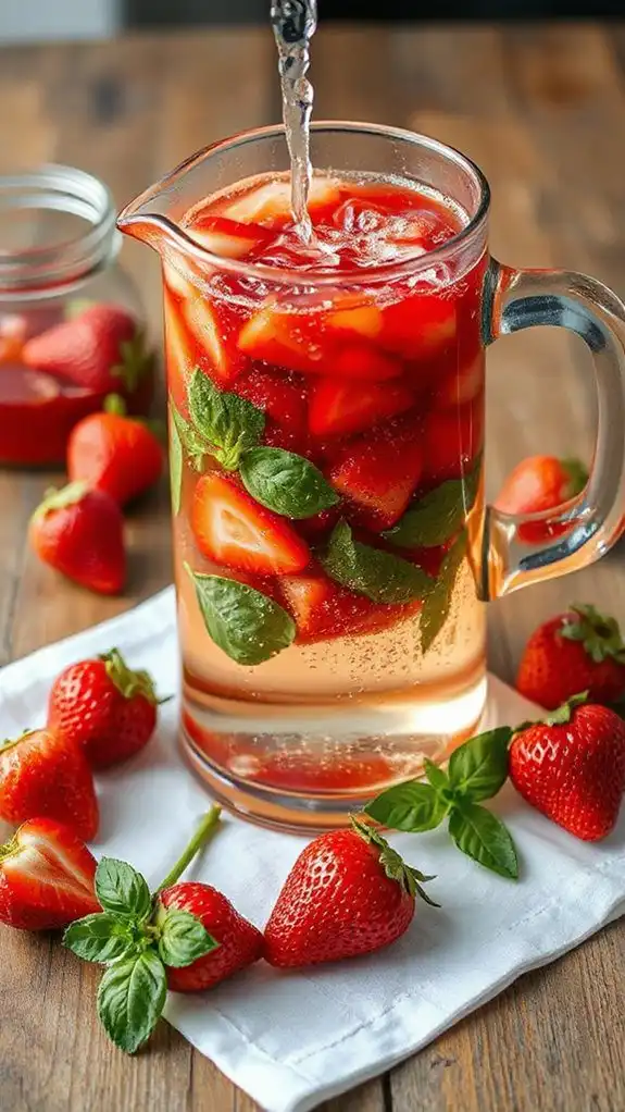 combine with sparkling water