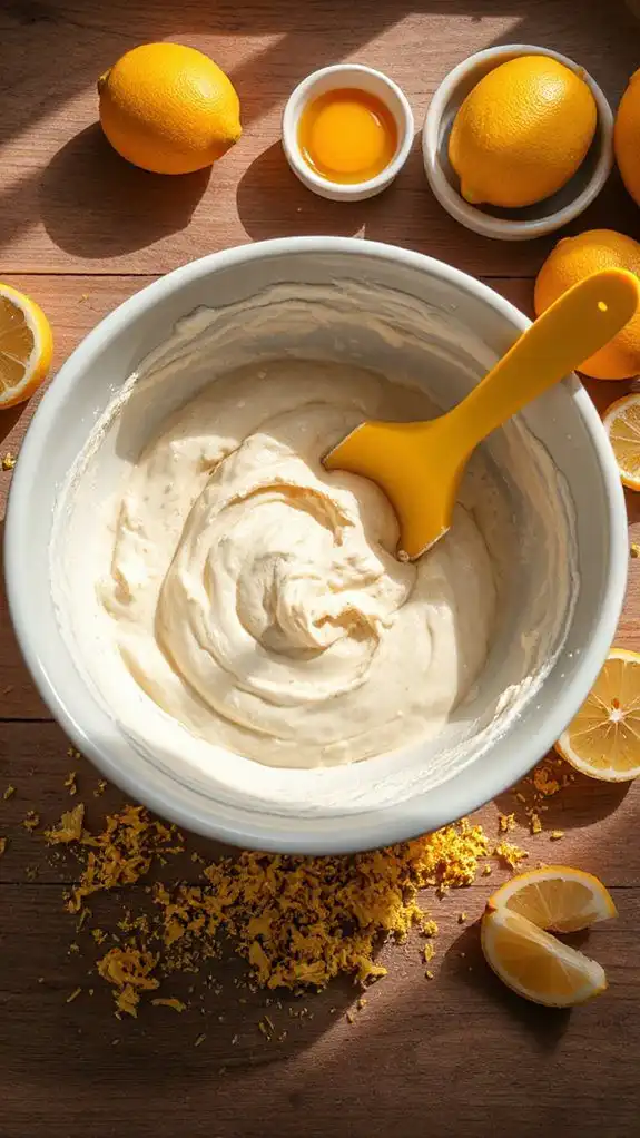combine with wet ingredients