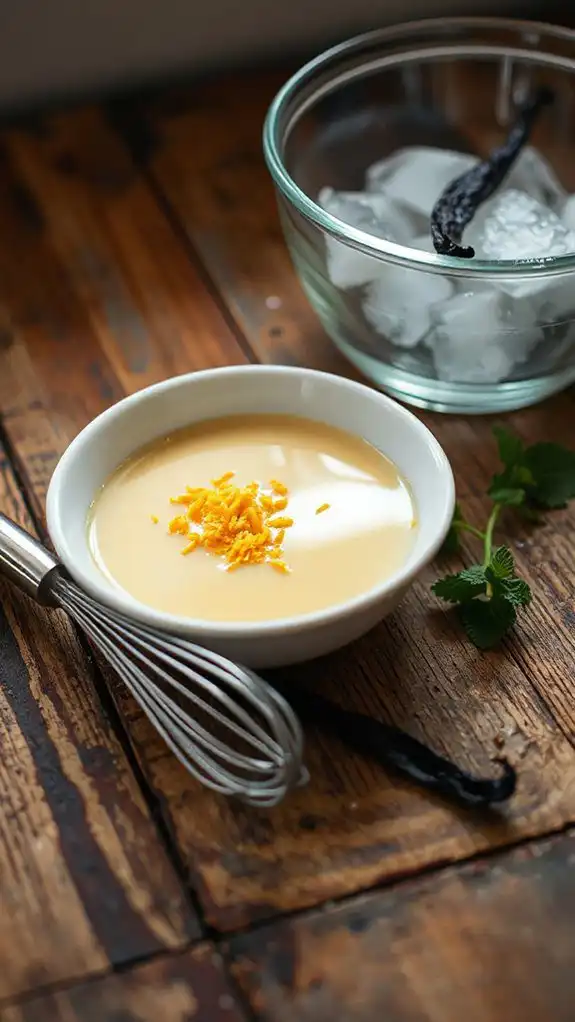 cool the custard mixture