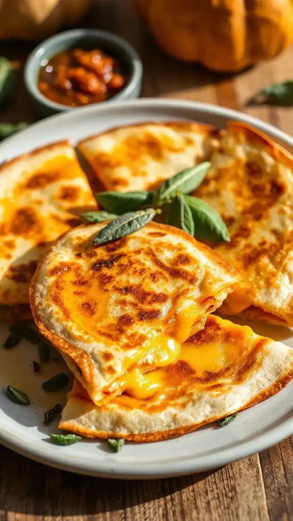 cozy fall quesadilla recipe