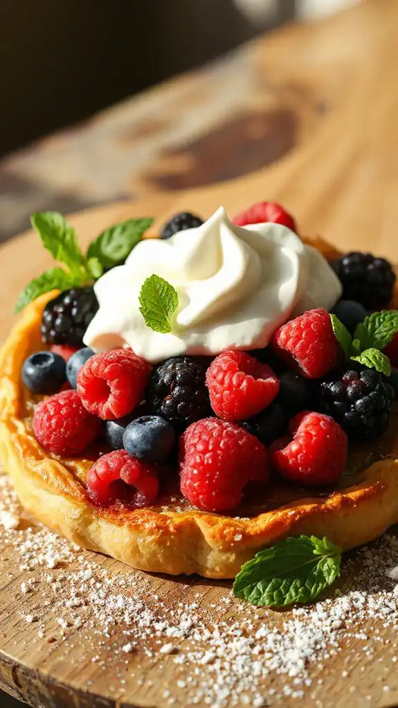 cr me fra che berry tart recipe