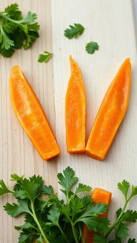 craft carrot shaped ear accessories