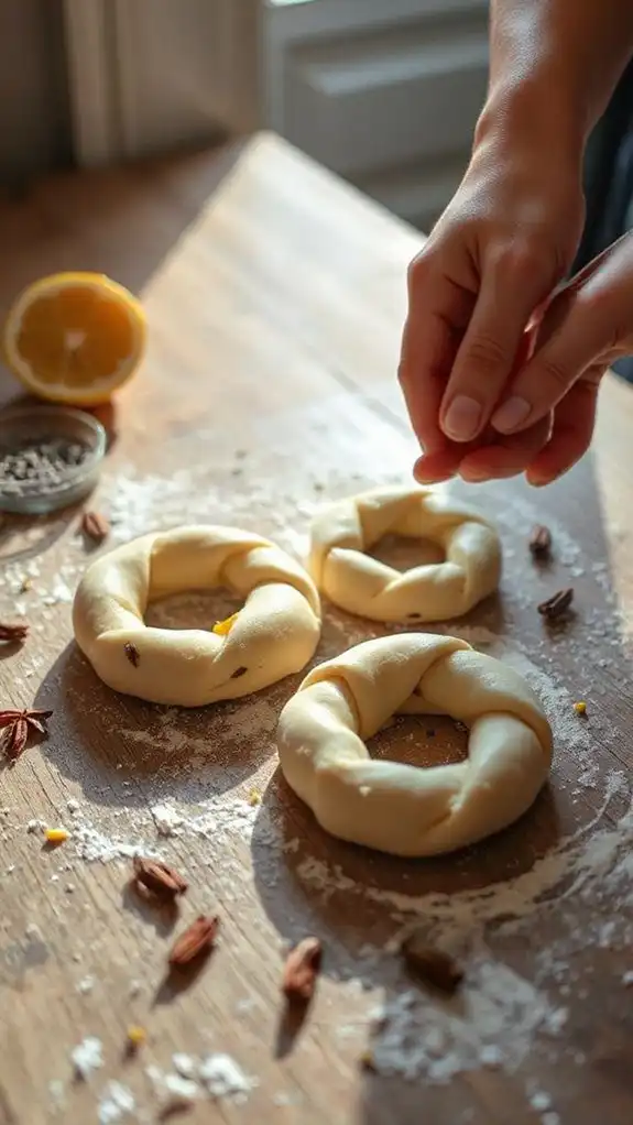 craft festive dough shapes