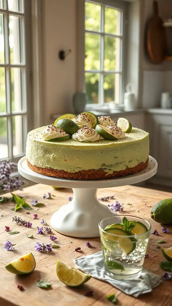 creamy avocado cheesecake delight