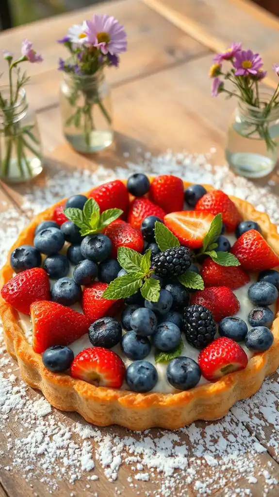 creamy berry tart delight