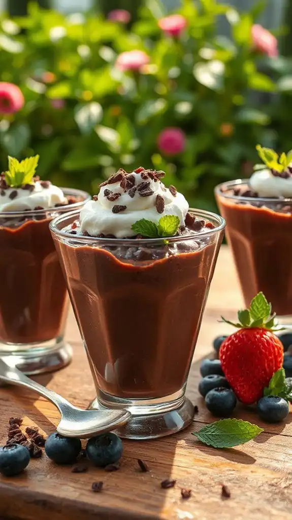 creamy chocolate avocado pudding creamy chocolate avocado pudding