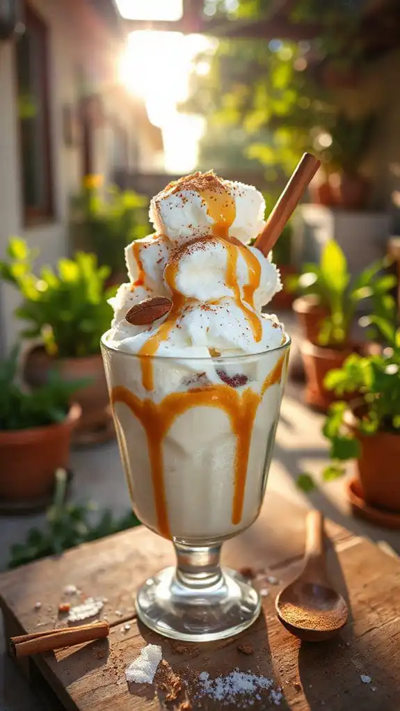 creamy cinnamon summer treat