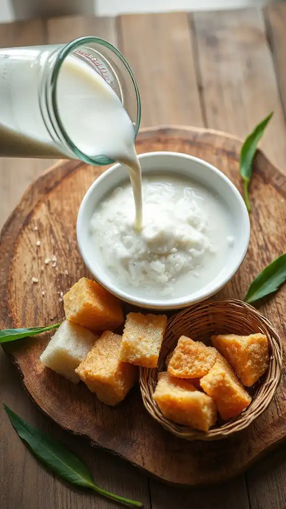 creamy coconut sticky rice