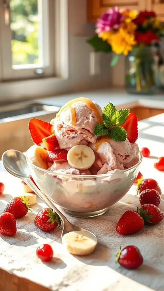 creamy guilt free summer dessert