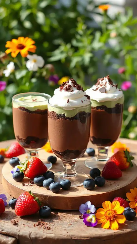 creamy healthy chocolate mousse