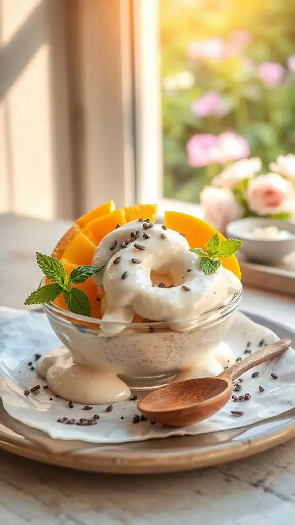 creamy nutritious plant based dessert